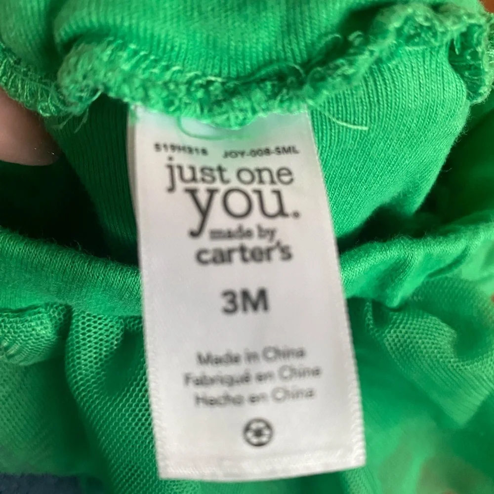 Carter’s Green St. Patricks Day Tutu Pants - Size 0-3 months
